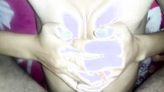 Interracial Blowjob and Small Boobs with Fiance