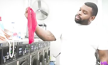 Katie Morgan Gets Multiple Loads at the Laundromat