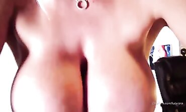 British MILF With Big Tits Showcases Her Ass And Uses A Vibrator