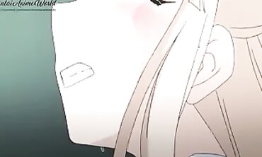 Uncensored Anime: College Girl Gets Pounded by Tutor in the Bushes