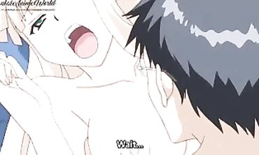 Uncensored Anime: College Girl Gets Pounded by Tutor in the Bushes