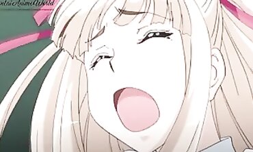 Uncensored Anime: College Girl Gets Pounded by Tutor in the Bushes