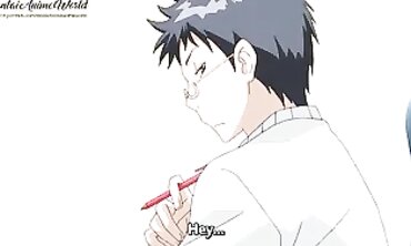Uncensored Anime: College Girl Gets Pounded by Tutor in the Bushes