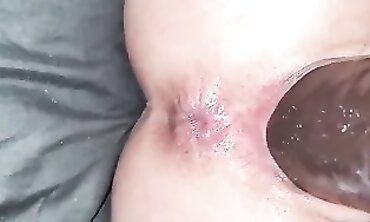 MILF Tells Story Before Faux Cock Creampie