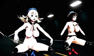 MMD Kaohsiung & Atago 3D Toon Orgy