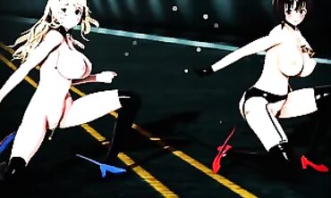 MMD Kaohsiung & Atago 3D Toon Orgy
