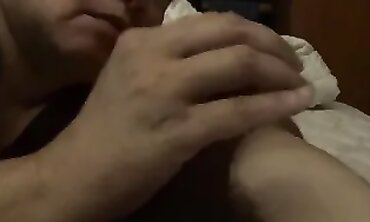 Amateur MILF Swallows Cum During Blowjob and Handjob