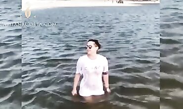 A Tiny MILF's Amateur Vacation in Maceió