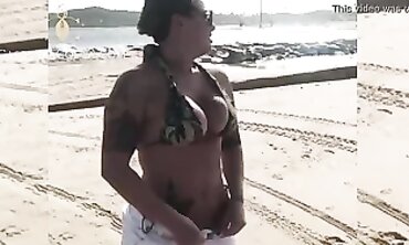 A Tiny MILF's Amateur Vacation in Maceió