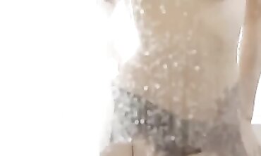Elsa Jean and Lily Rader Share a Jizz Shotgun in the Shower