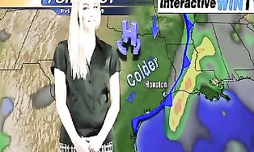 Hayley-Marie Coppin WeatherGirl Striptease