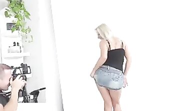 Czech Blonde Mom Gets Rough Casting Fuck
