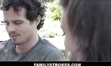 Sneaky Step Sister Fucks Her Stepson While Dad Is Away - Taboo Sex
