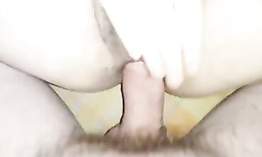 POV Italian Milf Anal Footjob With Toes