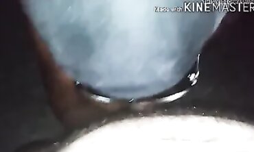 POV MILF Cumslut Squeals After Roof Blowjob