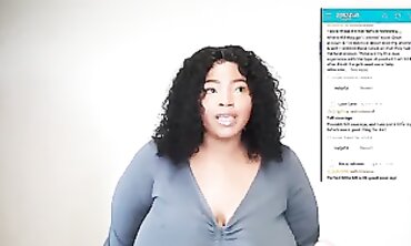 Round African Chubby Beauty Shows Off Her Huge Tits
