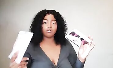 Round African Chubby Beauty Shows Off Her Huge Tits