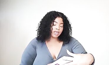 Round African Chubby Beauty Shows Off Her Huge Tits