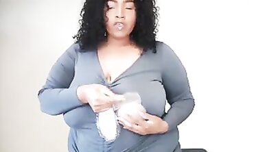 Round African Chubby Beauty Shows Off Her Huge Tits