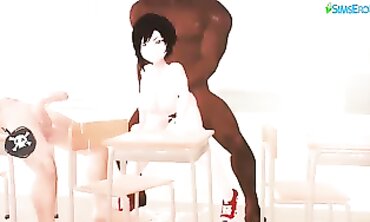 Ruby-Rose: Triple Hardcore Threesome in the Hexagon Chamber