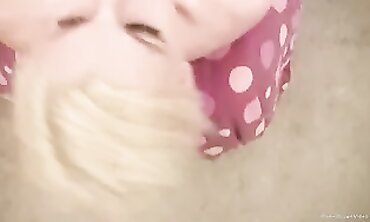 Blonde Amateur with Big Tits Blows and Deep Throats Her Casting Director