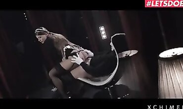 Lucy Li: Rough Czech BBW Maid in Lingerie and Stockings