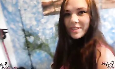 German Bombshell Gets Packed With Cum In Bad Weather