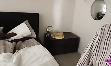 African Intimate Coach Plows Grandmas Vagina