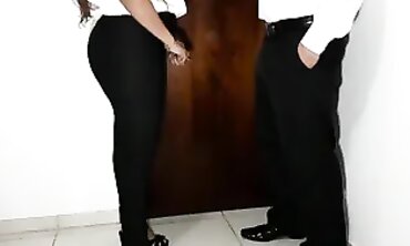 Sneaky Secretary Anal Sex for a Pay Raise