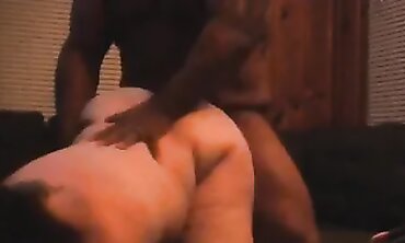 Sasha Gets Deep Throated by Bear's Massive Ebony Dick