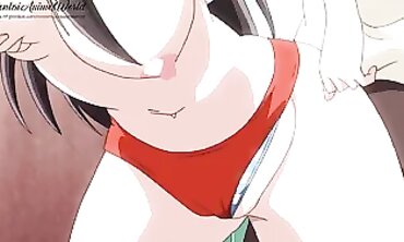 Uncensored Anime: Busty Stunner Takes a Big Cock