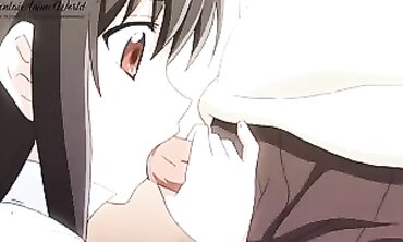 Uncensored Anime: Busty Stunner Takes a Big Cock