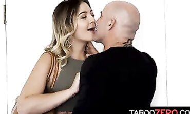 Cute Stepdaughter's Taboo Hardcore Sex With Older Stepparent