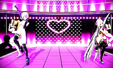 MMD Mash and BB Pele Anime Dance