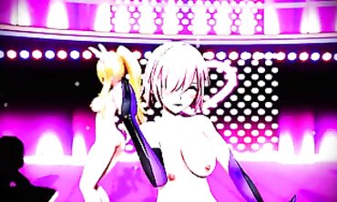 MMD Mash and BB Pele Anime Dance