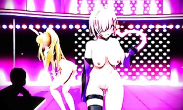 MMD Mash and BB Pele Anime Dance