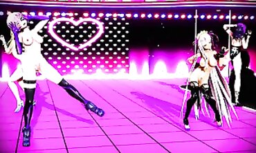 MMD Mash and BB Pele Anime Dance