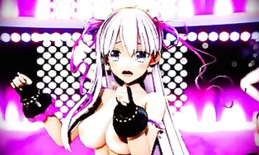 MMD Mash and BB Pele Anime Dance