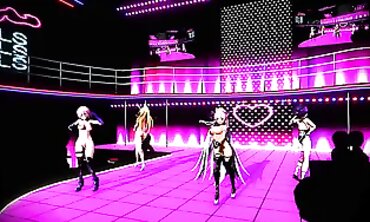 MMD Mash and BB Pele Anime Dance