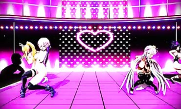 MMD Mash and BB Pele Anime Dance
