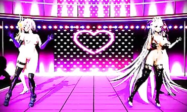 MMD Mash and BB Pele Anime Dance