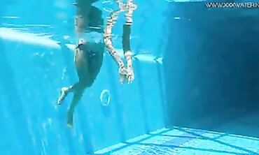 Mary Kalisy Enjoying a Nude Swim and Masturbation Session