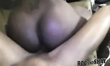 Pareja Amateur Negra En Acción Hardcore