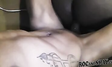 Pareja Amateur Negra En Acción Hardcore