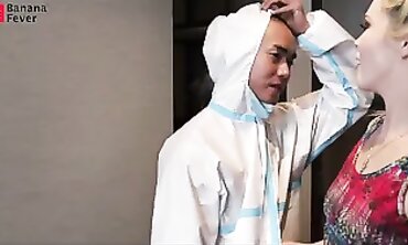 Legal Superslut Kay Gets Interracial Creampie From Asian Man