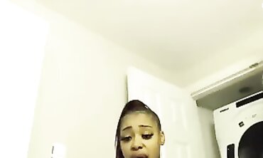 Big Black Chick Puts On A Webcam Show