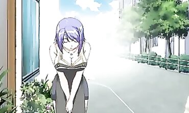 Blue-Haired Flower Salesgirl Gets Roughly Humped