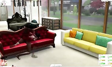 Sims 4 Brunette Lesbian Rough Anal Double Penetration