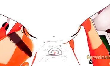 Hairy Anime: Tiger Smashed by a Fox