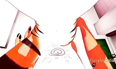 Hairy Anime: Tiger Smashed by a Fox